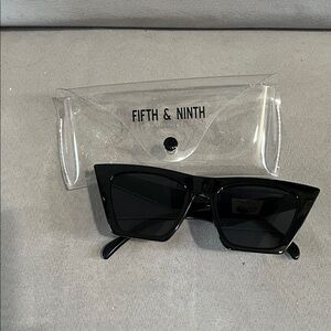 Fifth & Ninth Black Cat-Eye Sunglasses